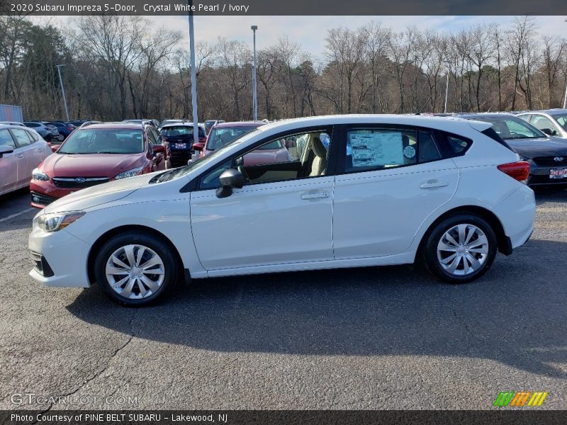 Crystal White Pearl / Ivory 2020 Subaru Impreza 5-Door