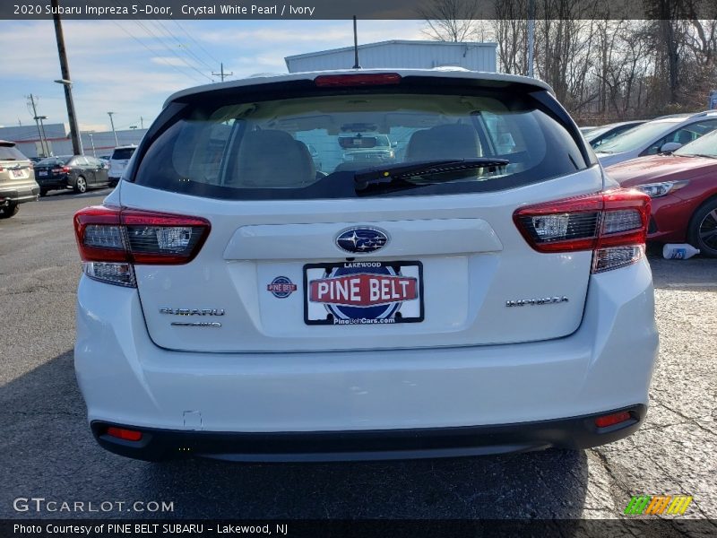 Crystal White Pearl / Ivory 2020 Subaru Impreza 5-Door