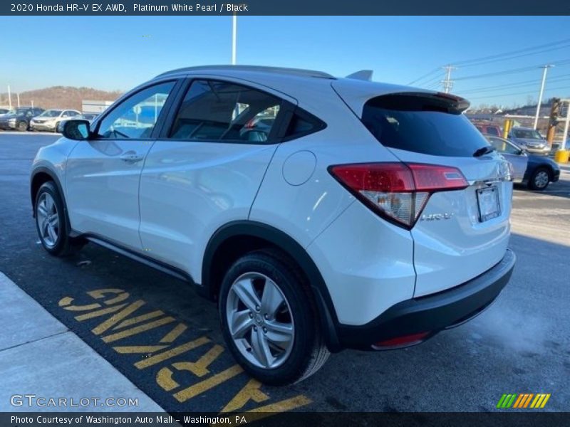 Platinum White Pearl / Black 2020 Honda HR-V EX AWD