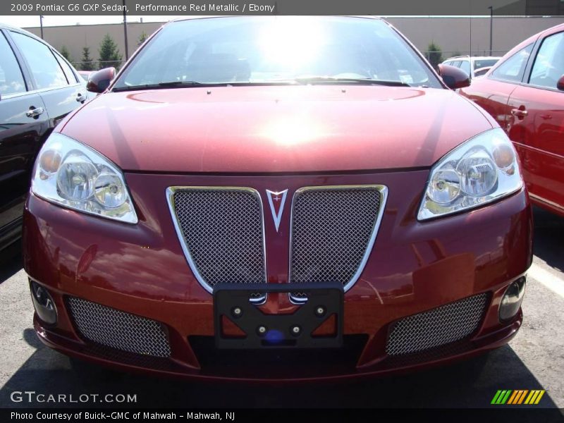 Performance Red Metallic / Ebony 2009 Pontiac G6 GXP Sedan
