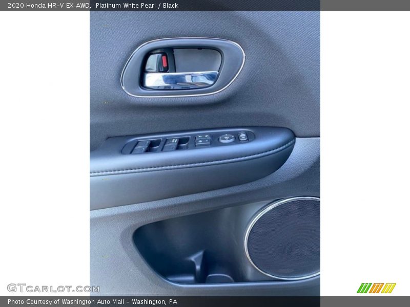 Platinum White Pearl / Black 2020 Honda HR-V EX AWD