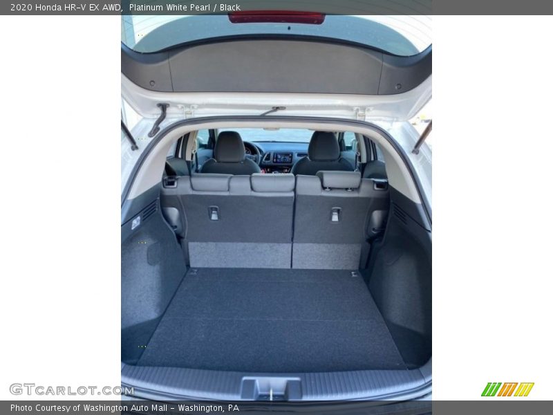 Platinum White Pearl / Black 2020 Honda HR-V EX AWD