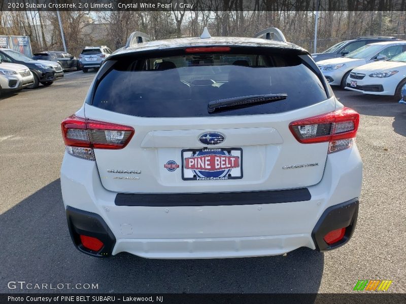 Crystal White Pearl / Gray 2020 Subaru Crosstrek 2.0 Limited
