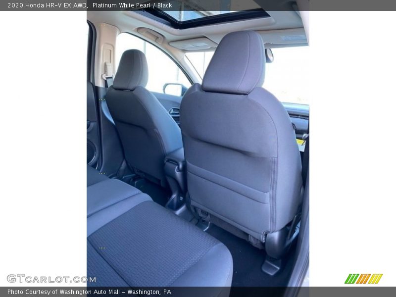 Platinum White Pearl / Black 2020 Honda HR-V EX AWD