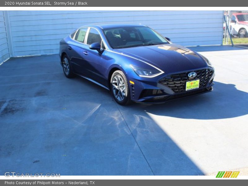 Stormy Sea / Black 2020 Hyundai Sonata SEL