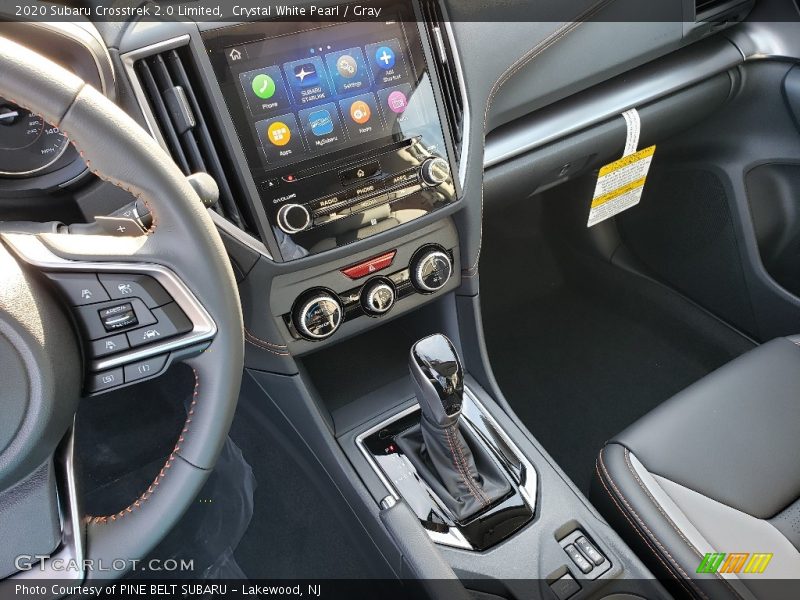 Crystal White Pearl / Gray 2020 Subaru Crosstrek 2.0 Limited