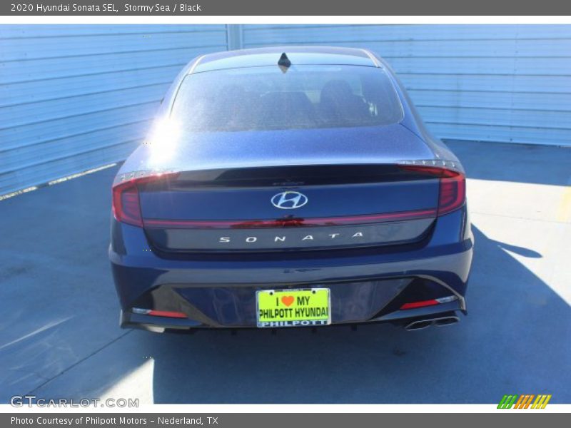 Stormy Sea / Black 2020 Hyundai Sonata SEL