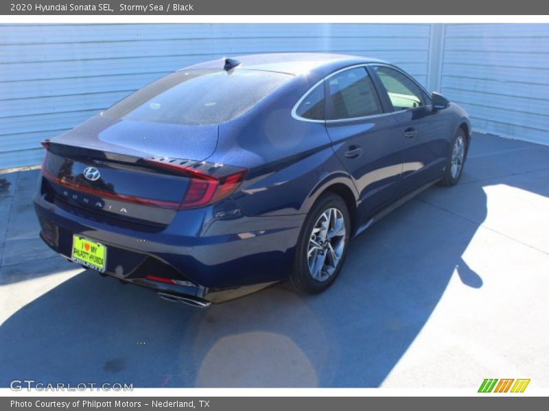 Stormy Sea / Black 2020 Hyundai Sonata SEL