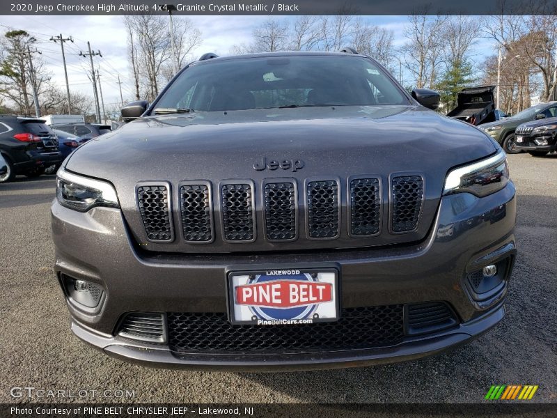 Granite Crystal Metallic / Black 2020 Jeep Cherokee High Altitude 4x4