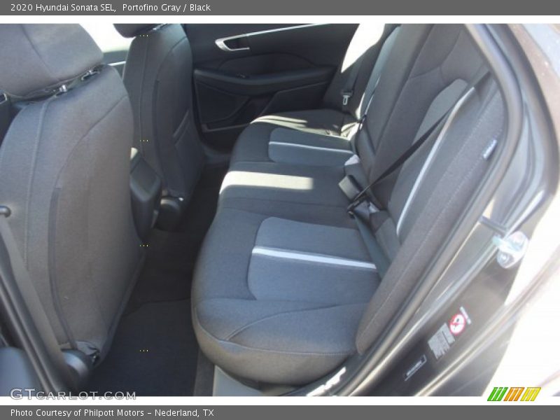 Portofino Gray / Black 2020 Hyundai Sonata SEL