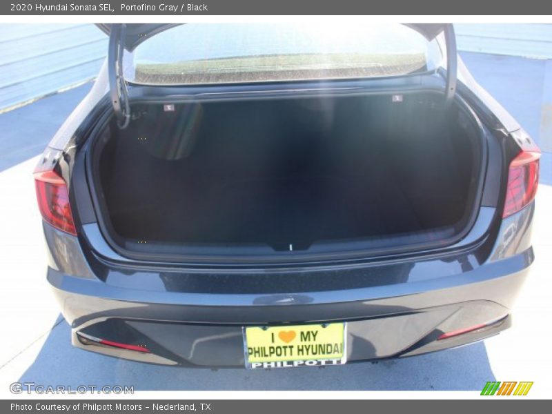 Portofino Gray / Black 2020 Hyundai Sonata SEL