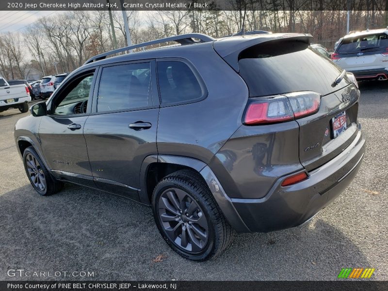 Granite Crystal Metallic / Black 2020 Jeep Cherokee High Altitude 4x4