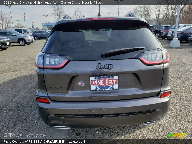 Granite Crystal Metallic / Black 2020 Jeep Cherokee High Altitude 4x4