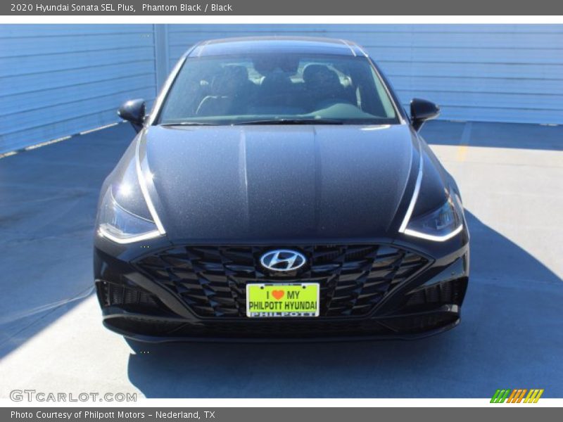 Phantom Black / Black 2020 Hyundai Sonata SEL Plus