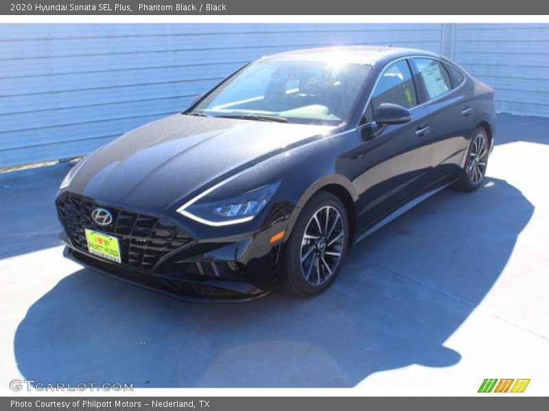 Phantom Black / Black 2020 Hyundai Sonata SEL Plus