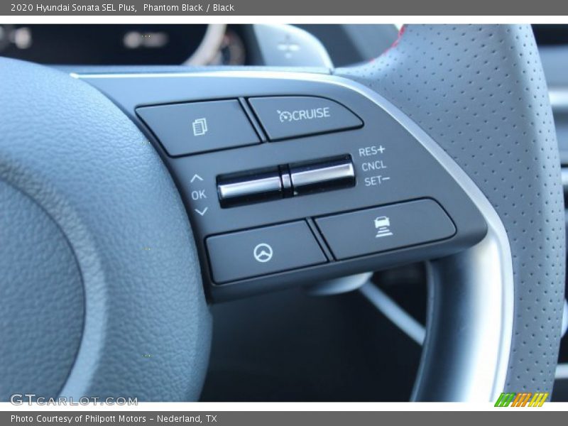 Phantom Black / Black 2020 Hyundai Sonata SEL Plus