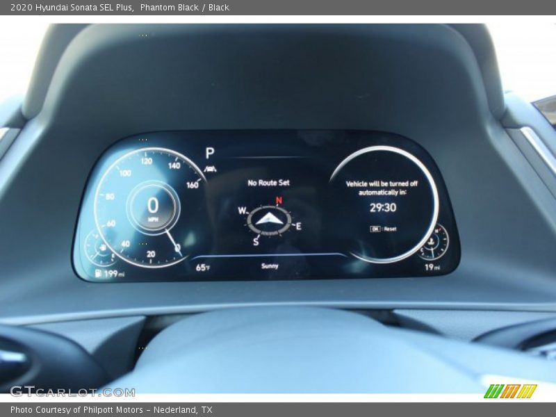 Phantom Black / Black 2020 Hyundai Sonata SEL Plus
