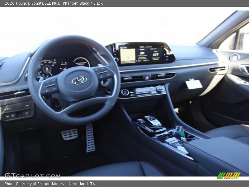 Phantom Black / Black 2020 Hyundai Sonata SEL Plus