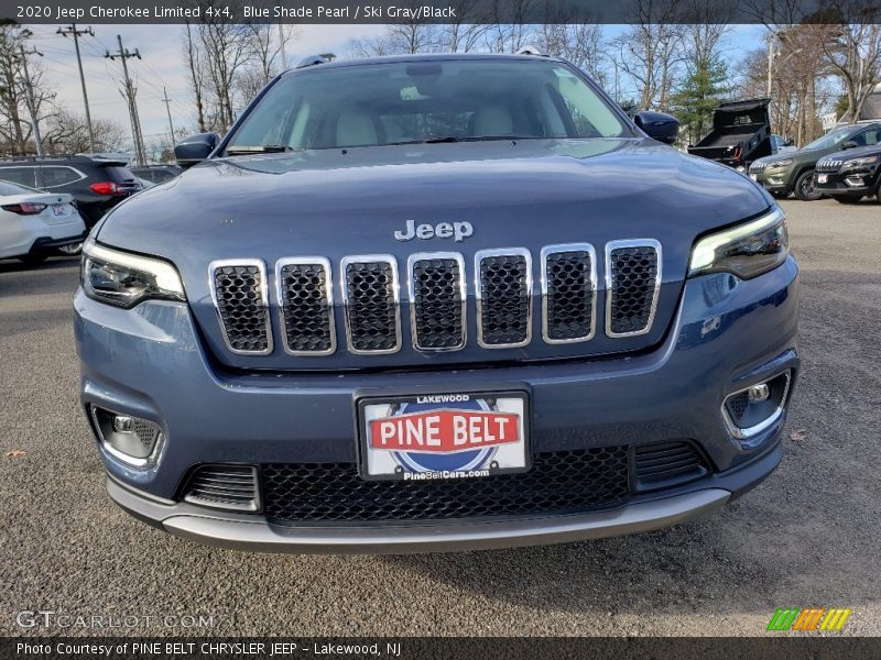 Blue Shade Pearl / Ski Gray/Black 2020 Jeep Cherokee Limited 4x4