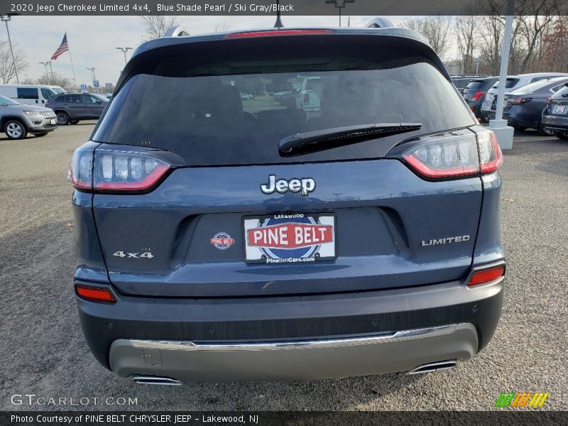 Blue Shade Pearl / Ski Gray/Black 2020 Jeep Cherokee Limited 4x4