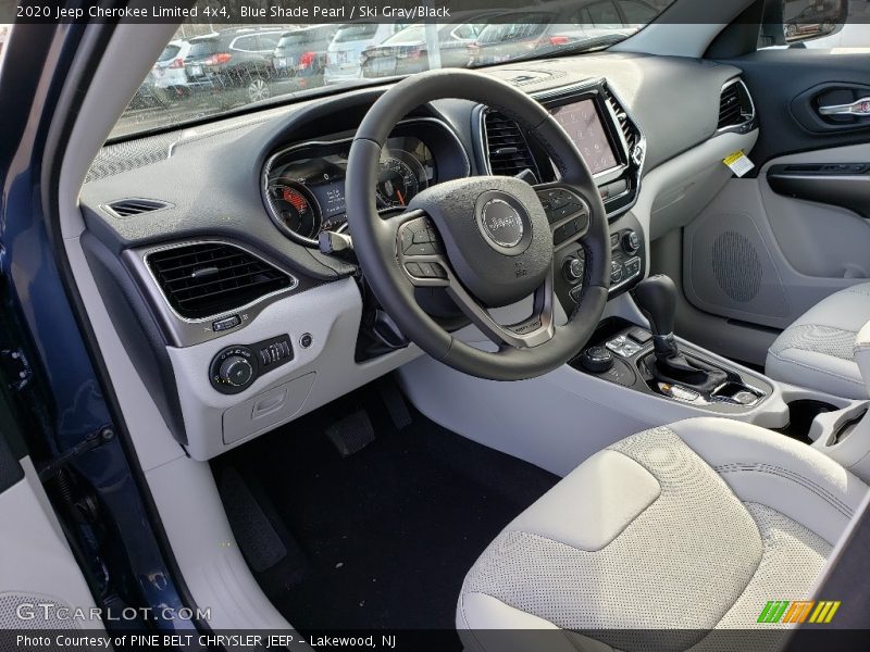 Blue Shade Pearl / Ski Gray/Black 2020 Jeep Cherokee Limited 4x4