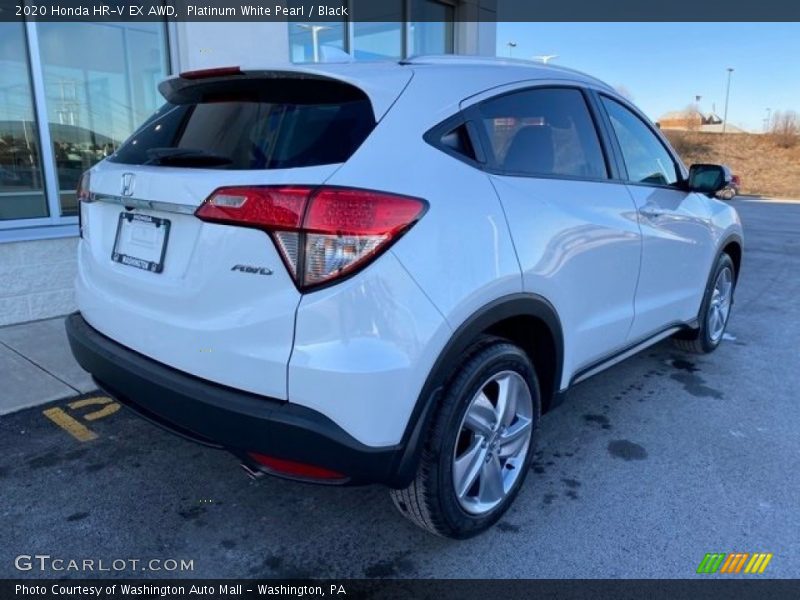 Platinum White Pearl / Black 2020 Honda HR-V EX AWD