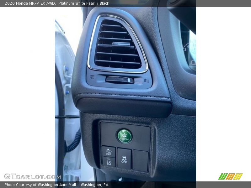Platinum White Pearl / Black 2020 Honda HR-V EX AWD