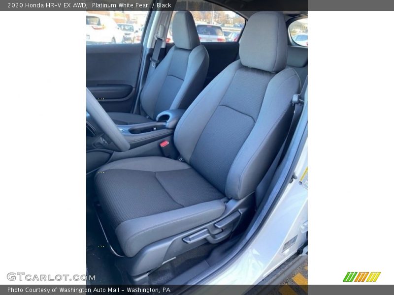 Platinum White Pearl / Black 2020 Honda HR-V EX AWD