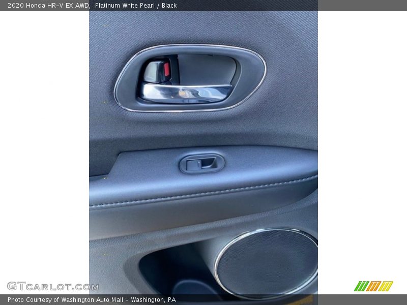 Platinum White Pearl / Black 2020 Honda HR-V EX AWD