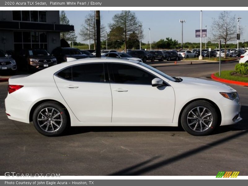 Platinum White Pearl / Ebony 2020 Acura TLX Sedan