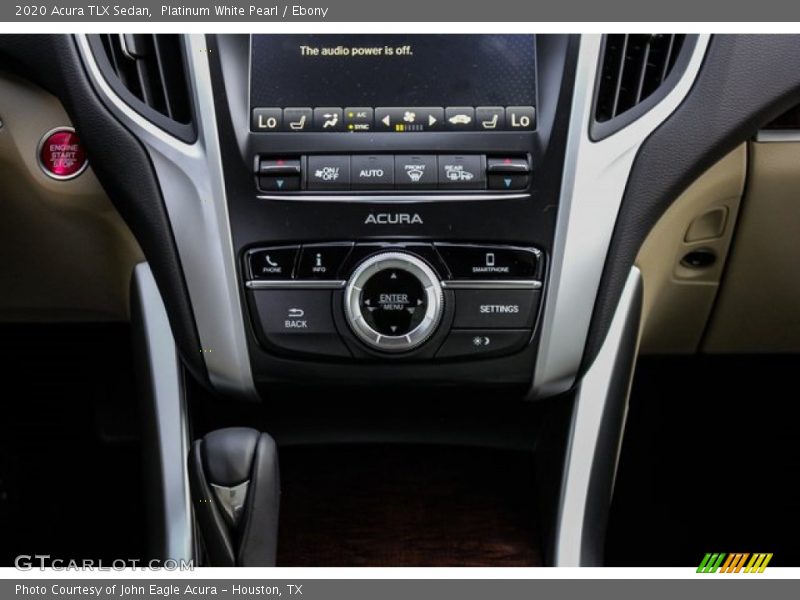 Platinum White Pearl / Ebony 2020 Acura TLX Sedan