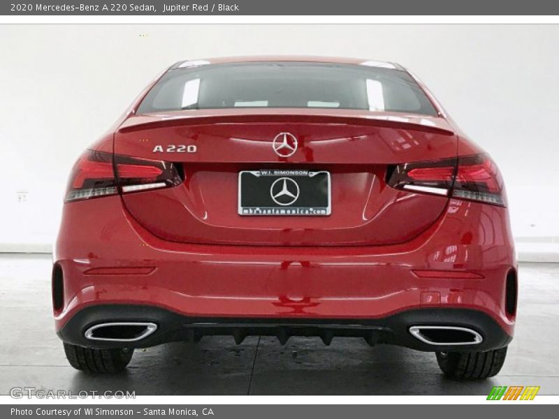 Jupiter Red / Black 2020 Mercedes-Benz A 220 Sedan