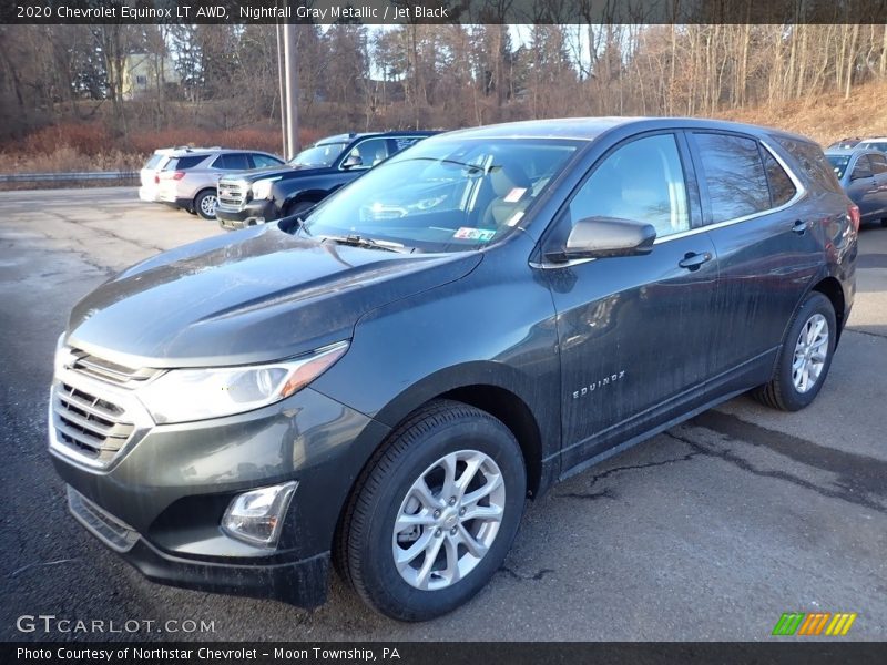 Nightfall Gray Metallic / Jet Black 2020 Chevrolet Equinox LT AWD