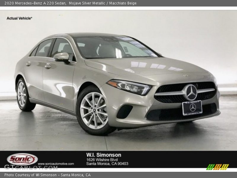 Mojave Silver Metallic / Macchiato Beige 2020 Mercedes-Benz A 220 Sedan