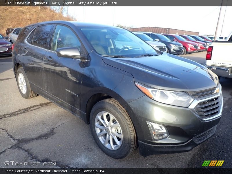 Nightfall Gray Metallic / Jet Black 2020 Chevrolet Equinox LT AWD