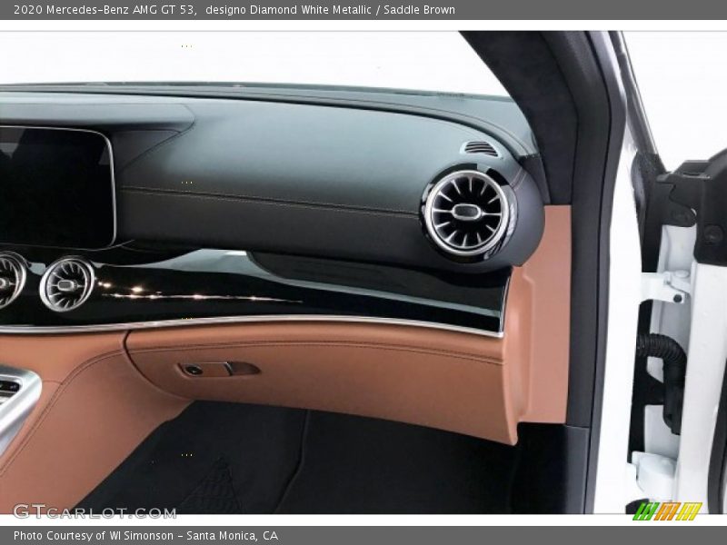 designo Diamond White Metallic / Saddle Brown 2020 Mercedes-Benz AMG GT 53