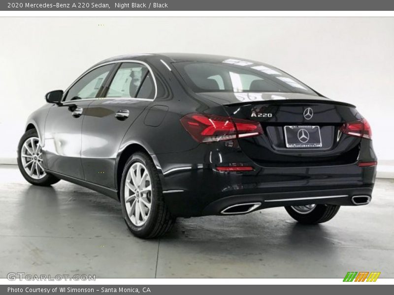 Night Black / Black 2020 Mercedes-Benz A 220 Sedan