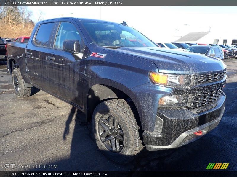 Black / Jet Black 2020 Chevrolet Silverado 1500 LTZ Crew Cab 4x4