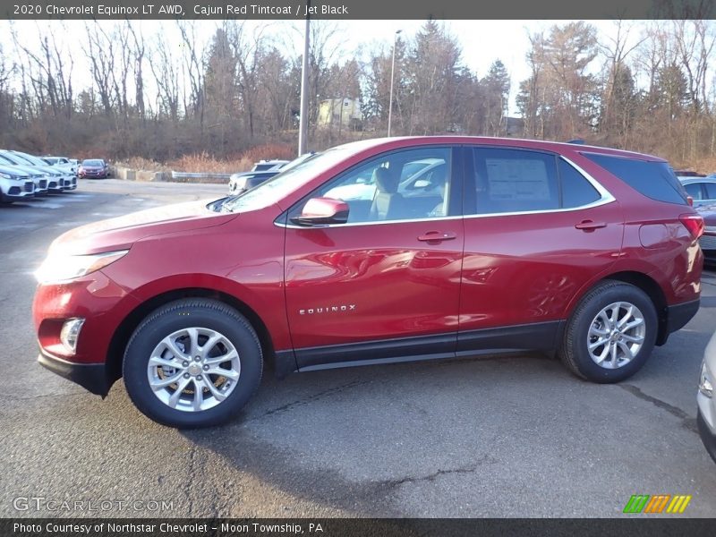 Cajun Red Tintcoat / Jet Black 2020 Chevrolet Equinox LT AWD