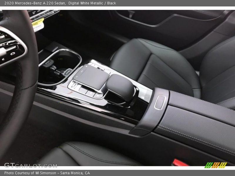 Digital White Metallic / Black 2020 Mercedes-Benz A 220 Sedan