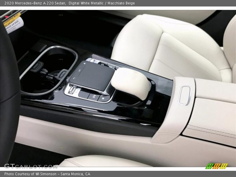 Digital White Metallic / Macchiato Beige 2020 Mercedes-Benz A 220 Sedan