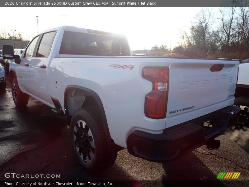 Summit White / Jet Black 2020 Chevrolet Silverado 2500HD Custom Crew Cab 4x4