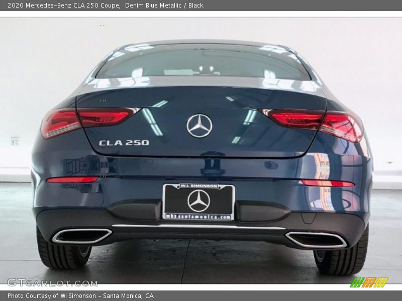 Denim Blue Metallic / Black 2020 Mercedes-Benz CLA 250 Coupe