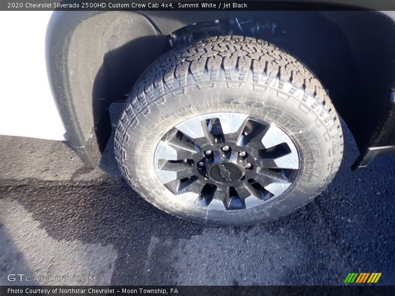 Summit White / Jet Black 2020 Chevrolet Silverado 2500HD Custom Crew Cab 4x4