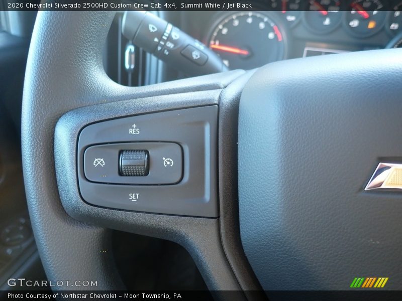 Summit White / Jet Black 2020 Chevrolet Silverado 2500HD Custom Crew Cab 4x4