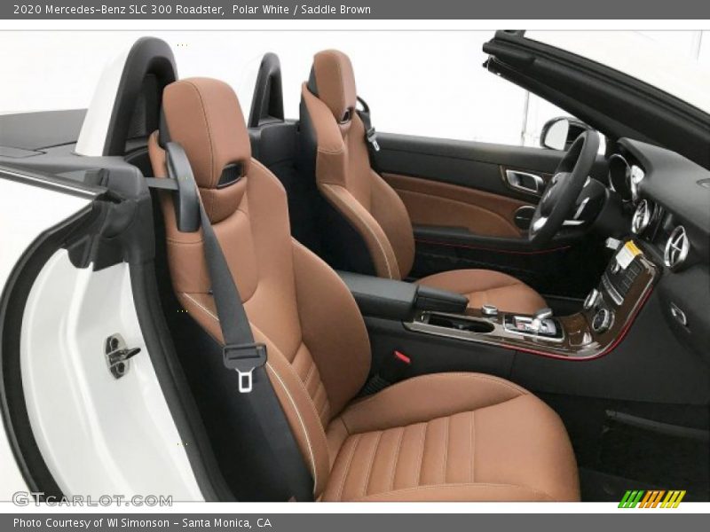  2020 SLC 300 Roadster Saddle Brown Interior