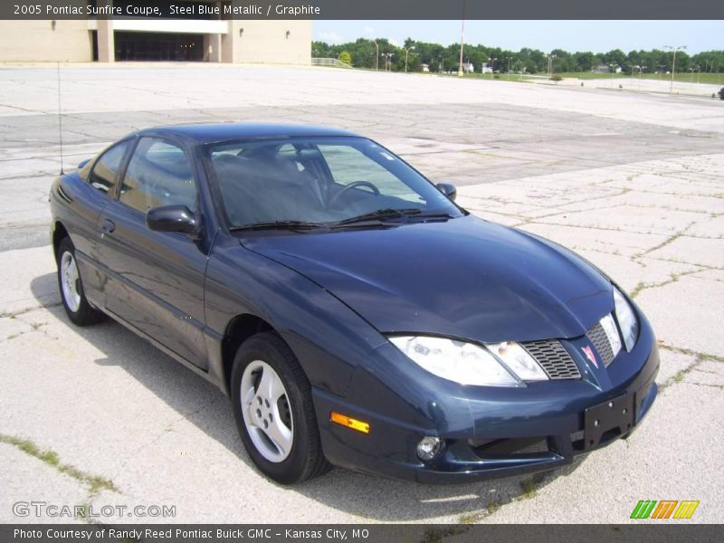 Steel Blue Metallic / Graphite 2005 Pontiac Sunfire Coupe