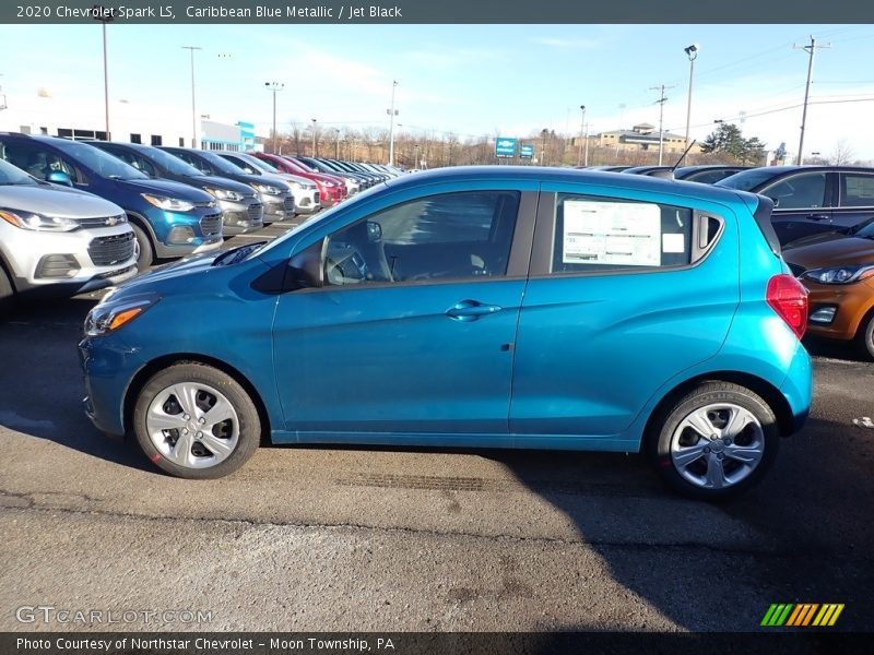 Caribbean Blue Metallic / Jet Black 2020 Chevrolet Spark LS