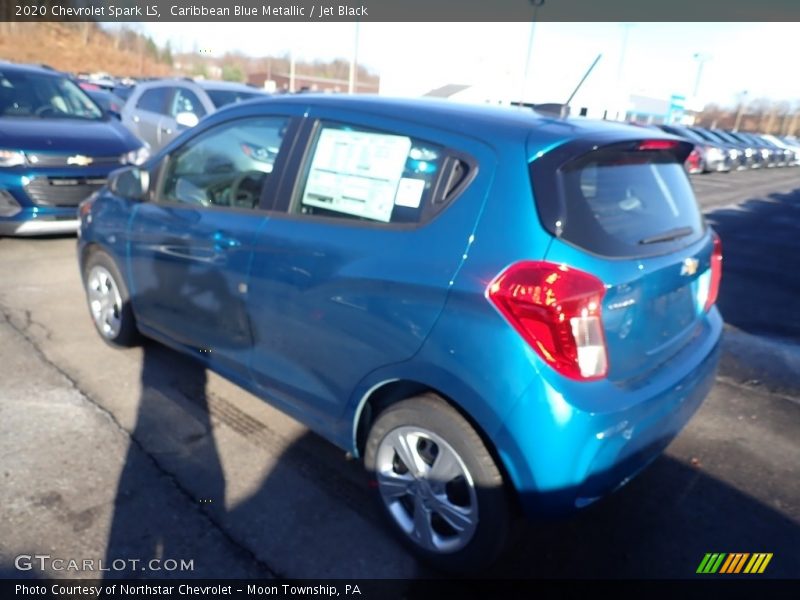 Caribbean Blue Metallic / Jet Black 2020 Chevrolet Spark LS