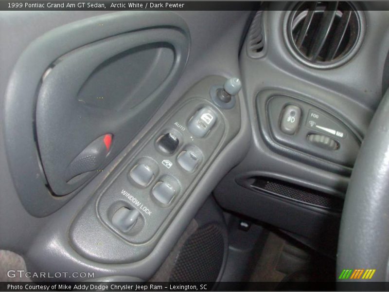 Arctic White / Dark Pewter 1999 Pontiac Grand Am GT Sedan